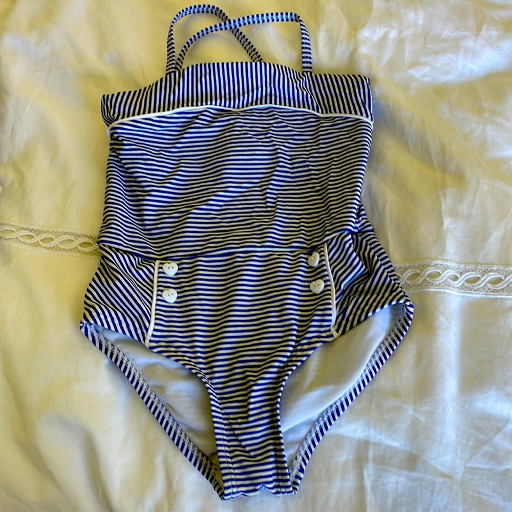 Super cute sailor swimsuit